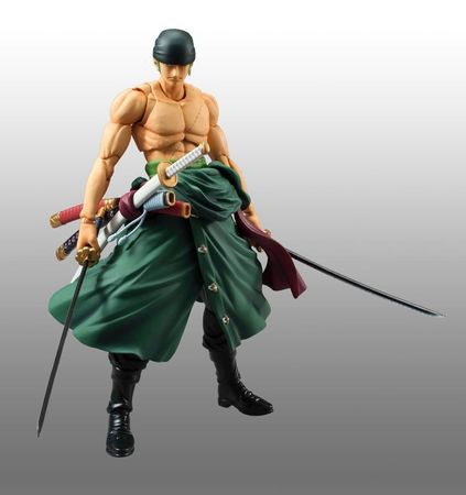 Anime One Piece 18cm BJD Roronoa Zoro Joints Moveable PVC Action Figure Collection Model Toys