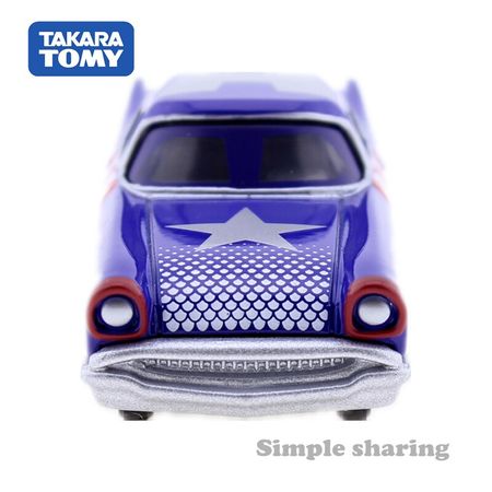 TAKARA TOMY TOMICA MARVEL CAPTAIN AMERICA EVO8.0 Roadster Model Kit MISSILE YARD CAR  Diecast Miniature Baby Toys