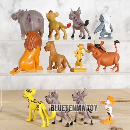 12 Pcs/set The Lion King Simba Timon Action Figure PVC Statue Ver Model Decoration Toy Set Gift