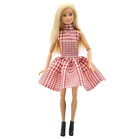 Barbie Accessories Dress Toy Fashion Clothes Collection Lattice Skirt Party Skirt For 28cm Barbie Doll Brinquedo Birthday Gifts
