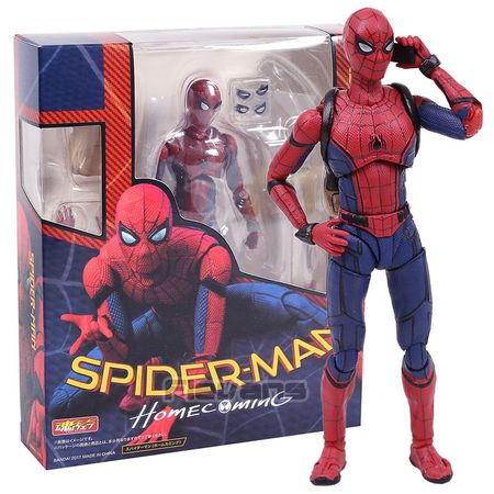 Marvel Avengers 3 SHF Spider Man Homecoming The Spiderman PVC Action Figure Collectible Model Toy