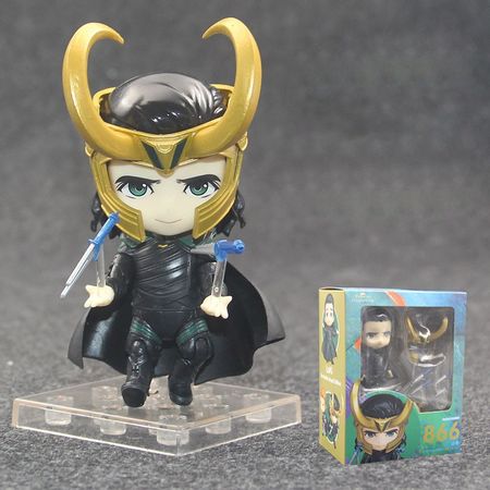 Anime Marvel Avengers Loki in Movie Thor Cute Kawaii Super Hero 10cm Action Figure Toys