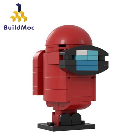 Buildmoc Game Cartoon Character Amongss of Uss Player Amonger 51917 Creative Game Block Birthday Gift Bricks Educational Kid Toy