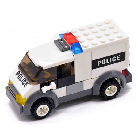 City Police Patrol Car Model Figure Blocks Educational Construction Building Bricks Toys For Children Christmas Gift