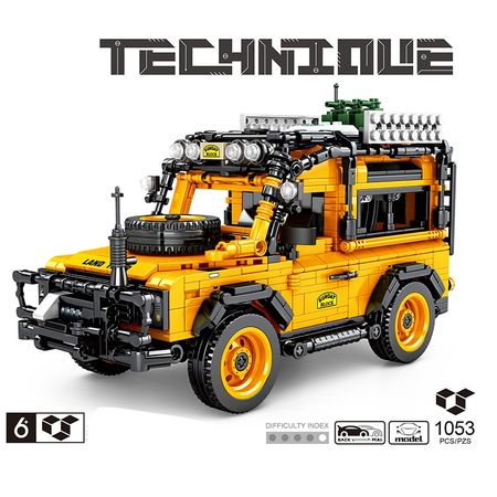 NEW  legoINGlys SUV Creator Expert City Bricks Model Technic Pull Back Car Building Blocks Toys For Children Boys Gifts