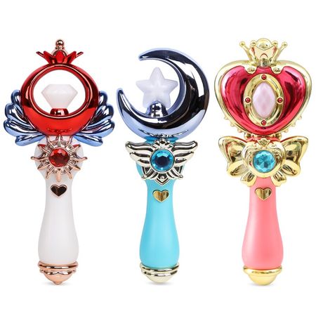Sailor Moon 20th Wand Musical and Flashing Stick Musical Educational Toys for Girls Gift