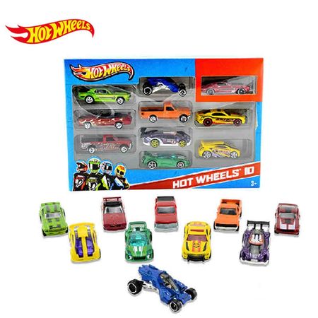 Hot Wheels track ESS BSC 10-Car Pack 1:64 Mini Model Car Kids Toys For Children Diecast Brinquedos Hotwheels Birthday Gift 54886