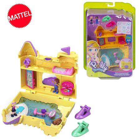 Polly Pocket toys 11styles Hidden World Mini Scene Girls Go Home Original Toys for Children Little Mermaid Kids Toy Nesting Doll