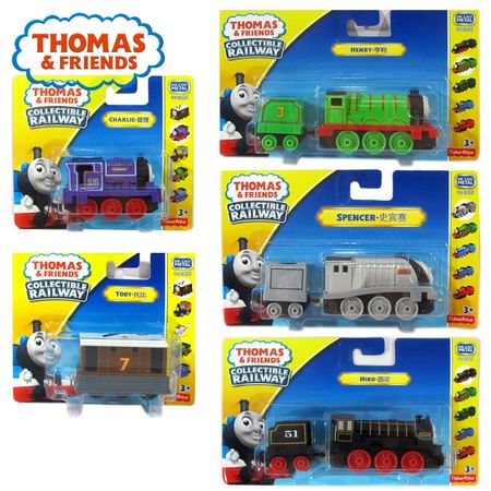 Original Thomas & Friends Train Toys Collectible Railway Die-cast Harold Helicopter Henry Mini Train Matel Kid Toys BHR64 Gift