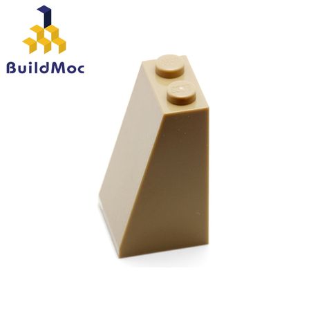 BuildMOC 30499 Slope 75 2 x 2 x 3 - Undetermined Stud Type For Building Blocks Parts DIY LOGO Educational Tech Parts Toys