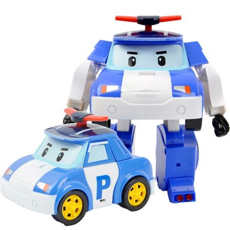 ROBOCAR POLI  Polished Toy Vehicle, Transformed Toy Vehicle, Transformed Toy Children's Transformed Vehicle