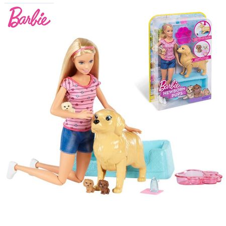 Genuine Barbie Doll Toy Newborn Pups Doll & Pets Baby Toy Doll Barbie Accessories Toys Girls Clothes for Dolls Juguetes