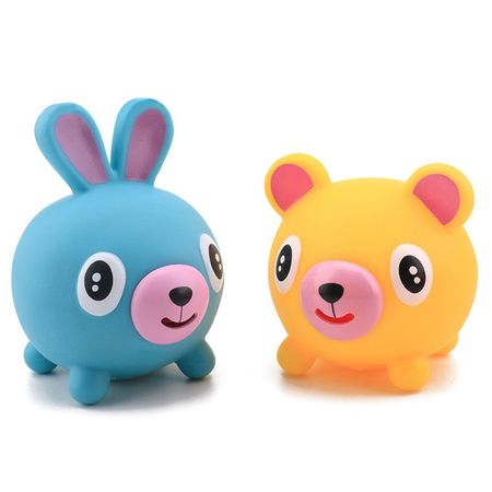 Screaming Toy Talking Animal Jabber Ball Tongue Sticking Out Stress Reliever Toy Cute Squeezable Squeaking Toy Gift for Kids