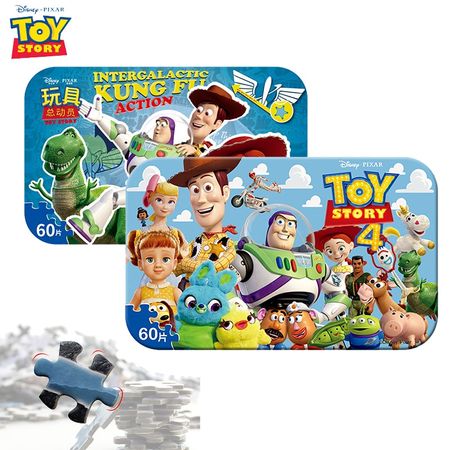 Original Disney Pixar Toy Story 4 Wooden Puzzles Toy Children Educational Toys Christmas Birthday Gift 60 Slice