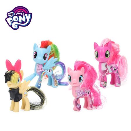 Original Brand My Little Pony Toys Friendship is Magic Rainbow Pinkie Model Toy For Little Baby Birthday Gift Girl Bonecas