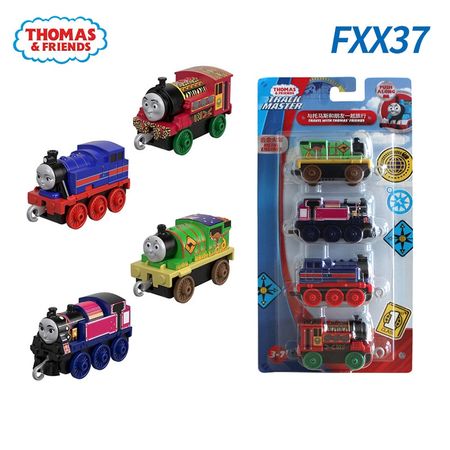 Original Thomas and Friends Trackmaster Train Plastic&Alloy Car Toy Hot Toys for Boys 4pcs Train Set Model Car Children Gift