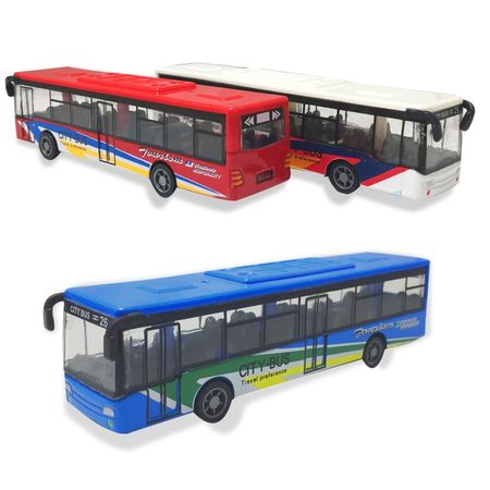 Boy 15cm alloy metal pull back bus model toy simulation diecast bus car vehicle toy for children
