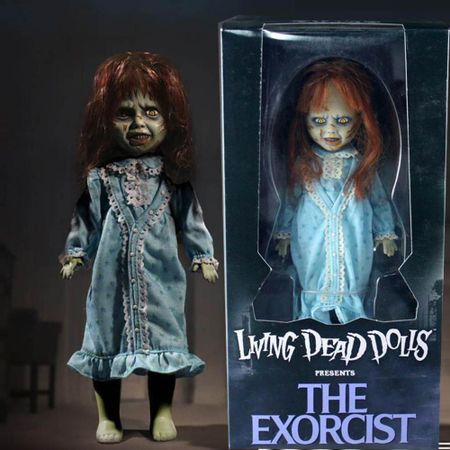 Mezco Figure Horror Living Dead Dolls The Exorcist Joint Movable Action Figure Collectable Model Toy Halloween Gift