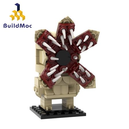 Buildmoc Bricks Monster Strangers Things Demogorgons Demodog 35522 Cartoon Character Model Building Block Toy Children's Gift
