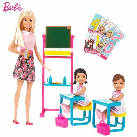 Original Barbie Fashion Doll Little Volleyball Teacher for Barbie Coach Girl Gift The Girl A Birthday Present Girl  Boneca FRL33