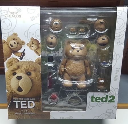 Movie TED 2 Ted Action Figure Teddy Bear Figure Collectable Model Toy 10cm