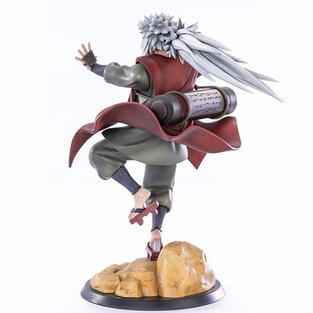 19CM Naruto Shippuden Anime Figrue  Jiraiya Gama Sennin Statue PVC Action Figures Model Collection Toy for Anime Lover Figurine