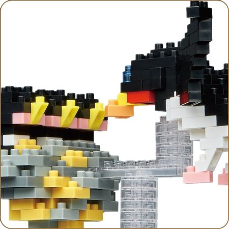 Nanoblock Swallow's Nest Mini Bricks NBC-243 230 Pieces Micro-Sized Building Blocks Funny Creative Toys For Kids Great Gift