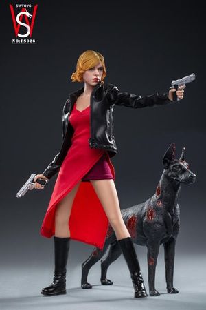 1/6 SWTOYS FS026 Alice 3.0 With Zombie Dog Statue Female Action Figure Dolls