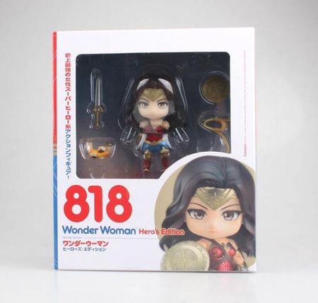 Anime DC Justice League Wonder Woman Hero's Edition Cute Figure Model Toys