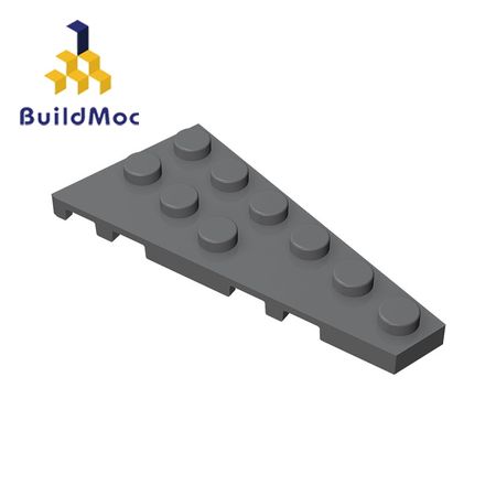 BuildMOC Compatible Assembles Particles 54383 3x6(Left) For Building Blocks Parts DIY LOGO Educational Tech Parts Toys