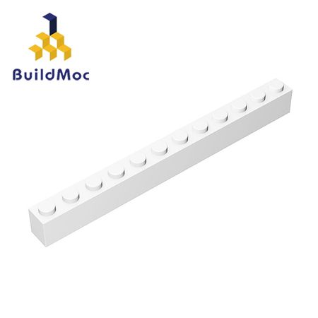 BuildMOC Compatible Assembles Particles 6112 1x12 For Building Blocks DIY LOGO Educational High-Tech Spare Toys