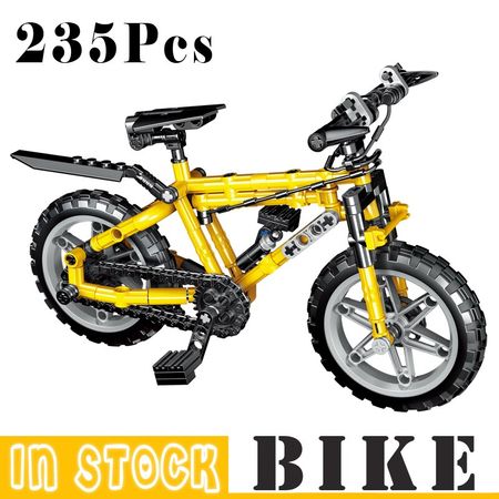 New City Series Bicycle Building Blocks Bricks Toys Gifts for Kids Children Boys Bike Cross-country 237Pcs