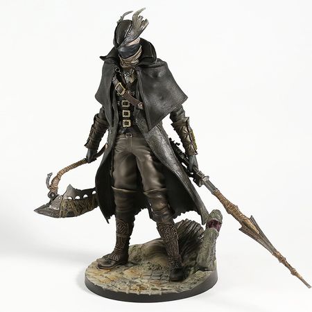 Game Bloodborne The Old Hunters Action Figures Sickle movable scale statue Collection of toy gifts
