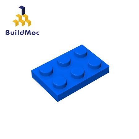 BuildMOC Compatible Assembles Particles 3021 2x3 For Building Blocks Parts DIY Story Educational Tech Parts Toys
