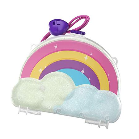 Original Mattel Polly Pocket Shani Rainbow Dream Girls 8 Cm Toys for Children New Toys for Children Mermaid Kid Reborn Dolls