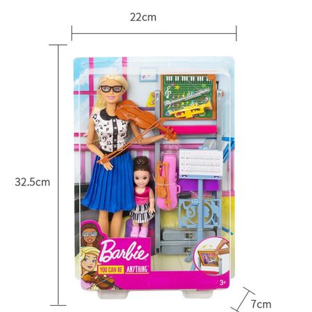 Original Barbie Music Teacher Playset 18 Inch Dolls Birthday Present Girls Toys For Kids Children Gift Brinquedos Bonecas