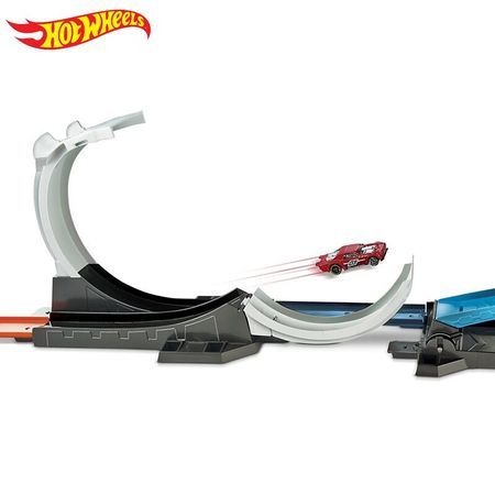 Hotwheels  Launch Challenge playset Carros Track Model CarsTrain Kids Plastic Metal Hot Toys For Children Juguete