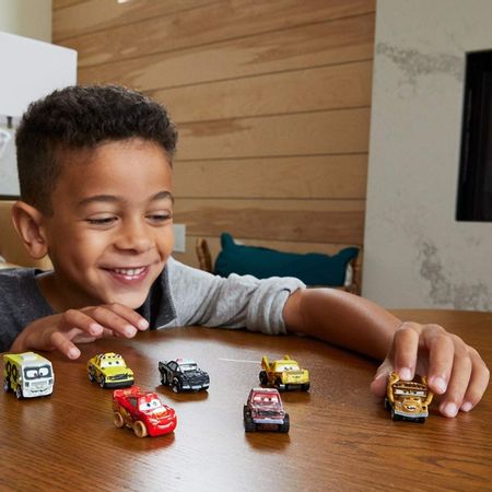 3Pcs/Set Disney Pixar Cars 3 Metal Vehicles Mini Racers Lightning McQueen Black Storm Jackson Luigi Guido Car Toys Boy Baby Gift