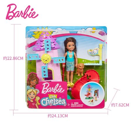 Original Barbie Club Chelsea Mini Golf Doll and Playset Toy Lovely Sport Girls Toys for Children Birthday Dolls House Bonecas