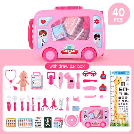 Suitcase-40PCS-Pink