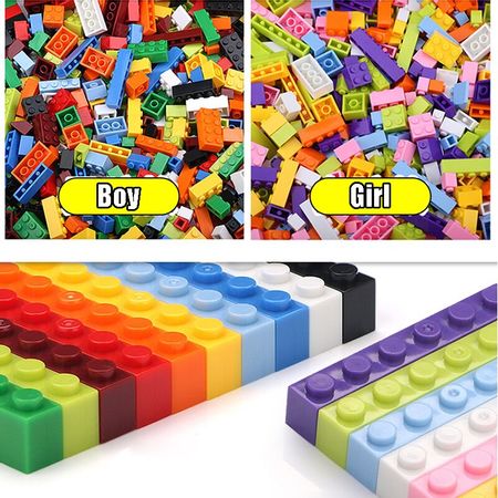 Compatible Building Blocks City DIY Creative Bricks Bulk Model Kids Assemble Toys Compatible All Brand Small Size