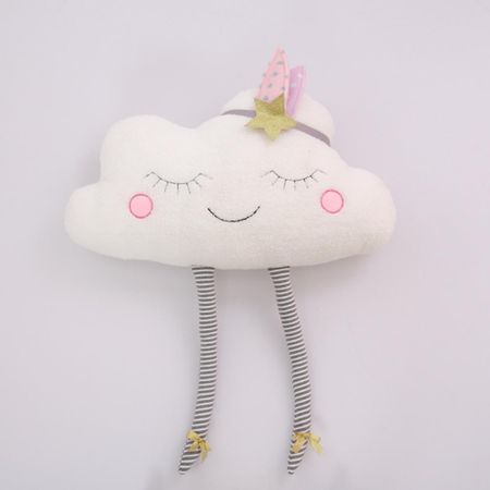 Ins Kawaii Cloud Plush Pillow Stuffed Cartoon Soft Cloud Toy Cushion Grils Home Decor Birthday Gift For Children
