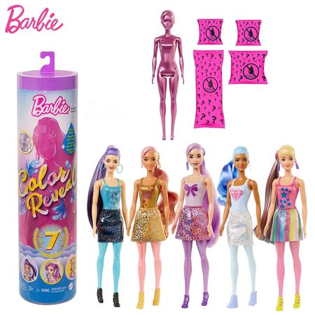 New Original Barbie Doll Girls Color Reveal Blind Box Barbie Accessories Doll Baby Girls Toys Figure Toys for Girls Child Gift