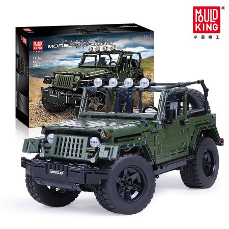 MOC Technic Series RC Jeeps Wrangler Adventure Off-road vehicle Model Building Blocks Bricks Compatible lepining Toys DIY Gifts