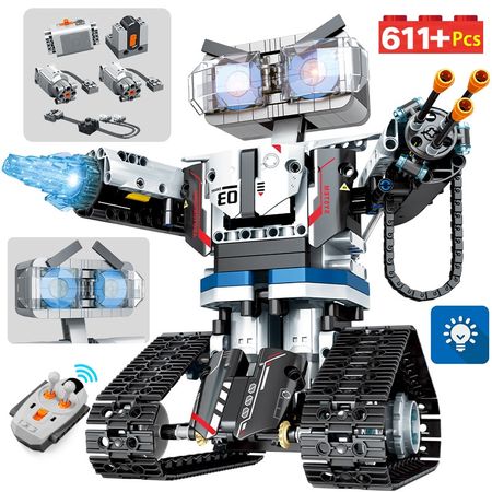 City Creator Technic RC Robot Building Blocks Remote Control Intelligent Robot Car Weapon Bricks Toys For Children Xmas Gifts