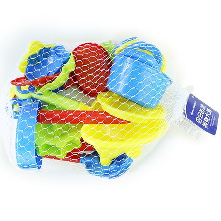 5-piece Set Sandglass Plastic Beach Toys for Children Tool Kit Sea Sand Bucket Rake Hourglass Water Play and Fun Shovel Mold Toy