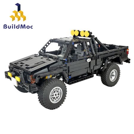 Buildmoc Stad Technic Auto Pickup Truck SR5 xtra Suv Snelheid Kampioen Back To The Future Bouwstenen Movie Collection Diy Brick