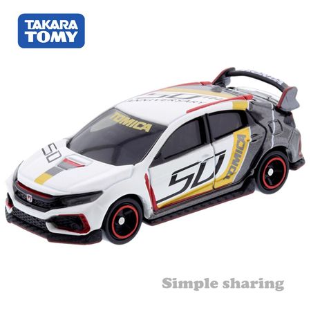 Takara Tomy Tomica 50th Anniversary Specifications Honda CIVIC TYPE R 1/64 Car Kids Toys Motor Vehicle Diecast Metal Model
