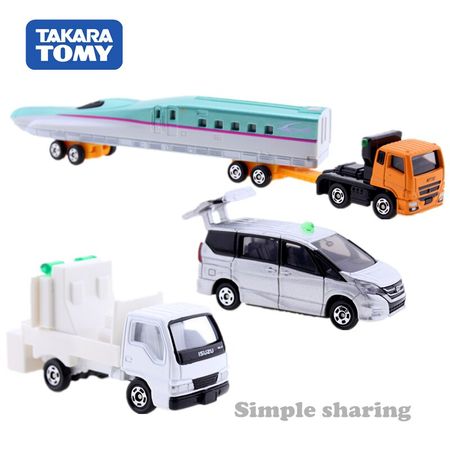 TOMICA Shinkansen Model Kit M.4 Nissan Isuzu Takara Tomy DieCast Car Pop Hot Baby Toys For Children Magic Puppets
