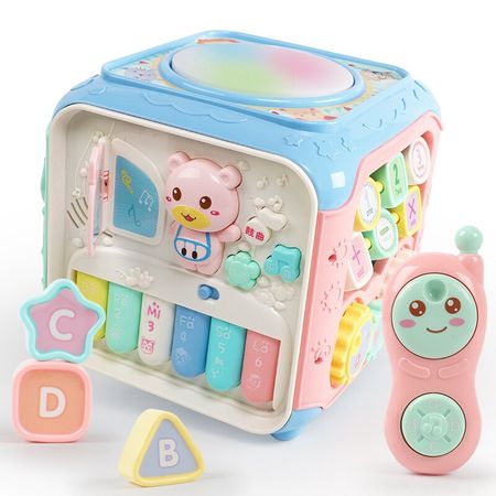 Sounds Lighting Toddler Musical Activity Cube Play Center baby toys 0-12-24 months Educational toys